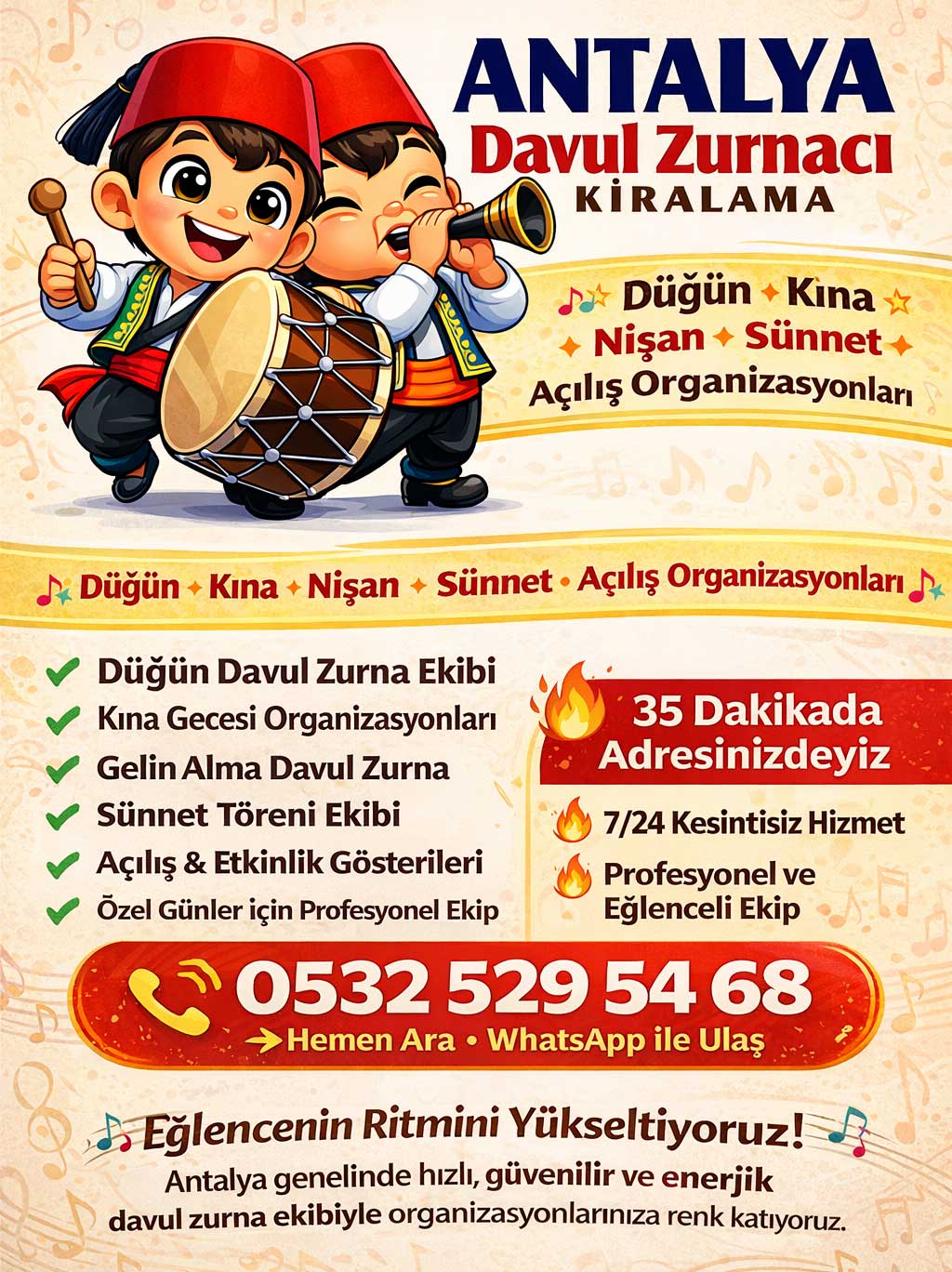 Her Etkinlikte Coşku Yaratan Profesyonel Davul Zurna Organizasyonları ile Unutulmaz Anlar Yaşayın